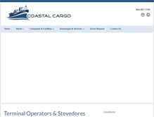 Tablet Screenshot of coastalcargogroup.com